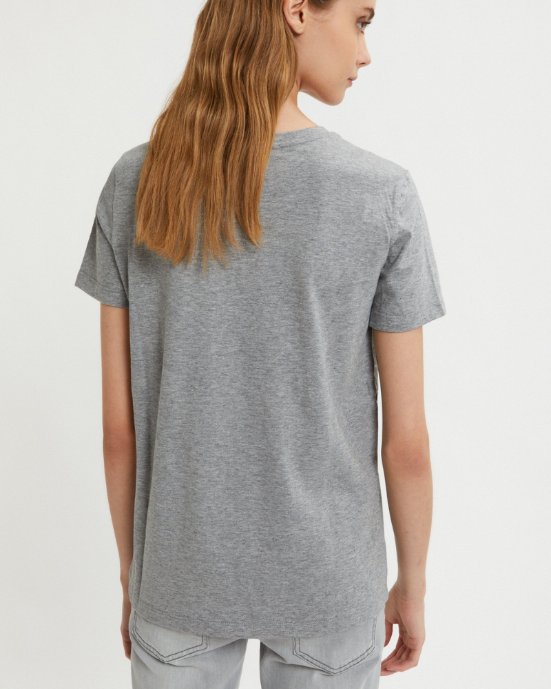 ERMANNO – TSHIRT CON LOGO RICAMATO DI PAILLETTES