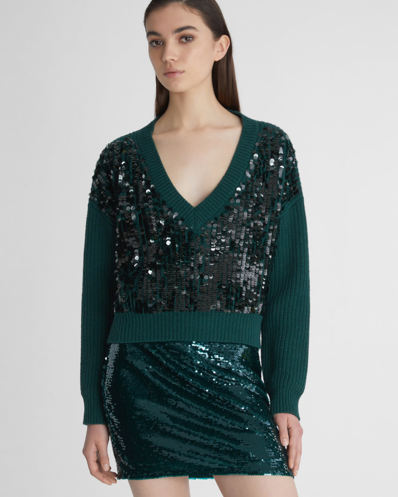 ERMANNO – MAGLIA CON PAILLETTES