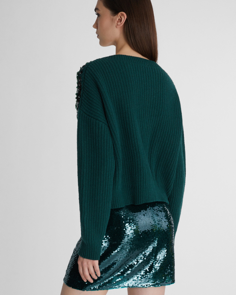 ERMANNO – MAGLIA CON PAILLETTES
